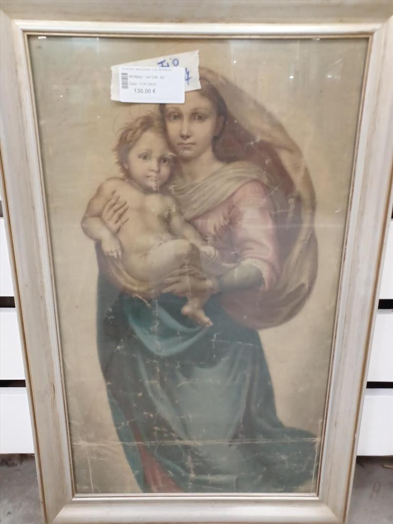 Quadro Madonna Con Bambino 