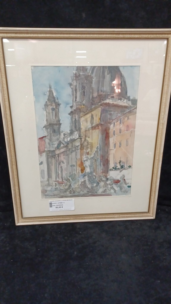 Quadro Acquerello Roma Brunacc