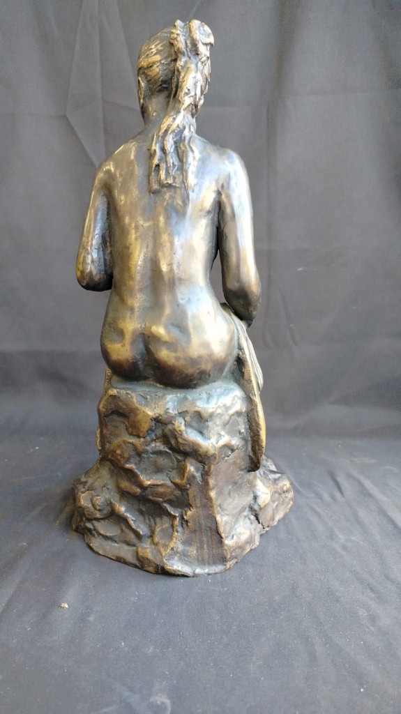 Scultura Donna Bronzo Giuseppe